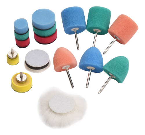 Mini Almohadillas De Pulido, 16 Piezas