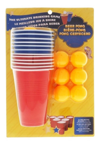 Imagen 2 de 2 de Juego Mesa Para Beber Shots Pong Cervecero 3050189