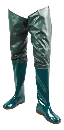 Pesca Waders Pvc Lluvia Gruesa Cadera Wader Impermeable Bota