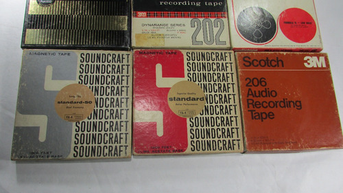 Lote De Seis Audiomagneticos Antiguos Video Coleccionable.