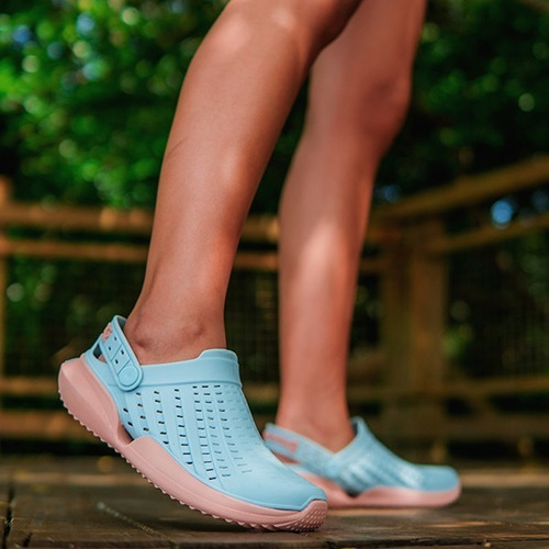 Imagen 6 de 10 de Zueco Mujer Goma Ojotas Boaonda Briganti Zapatillas Samoa