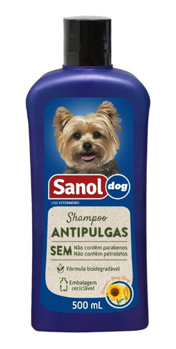 Shampoo Sanol Dog Antipulgas 500ml