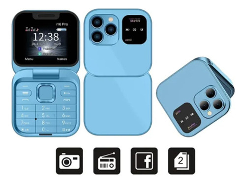 P Teléfono Plegable I16pro Adecuado Para Niños Y Estudiantes