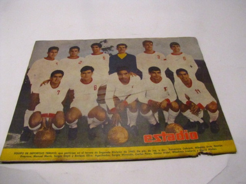 Equipo Deportivo Temuco 1963 Revista Estadio