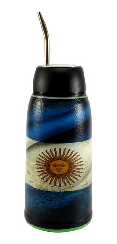 Mate Listo Autocebante  Argentina Vintage Bombilla Acero