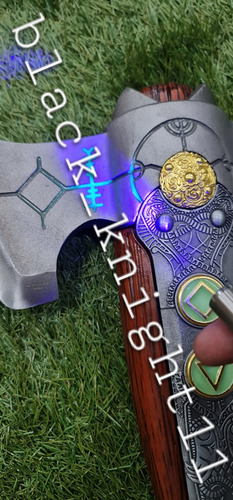 Hacha Leviatan De Kratos God Of War Acero Madera Lujo Espad