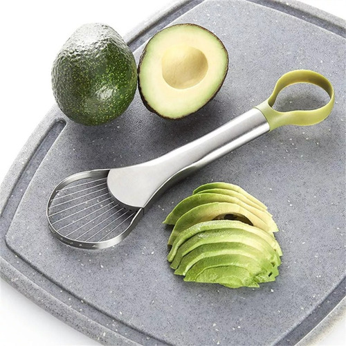 2en1 Quitacorazones Fruta Rebanador Huevos Acero Inoxidable