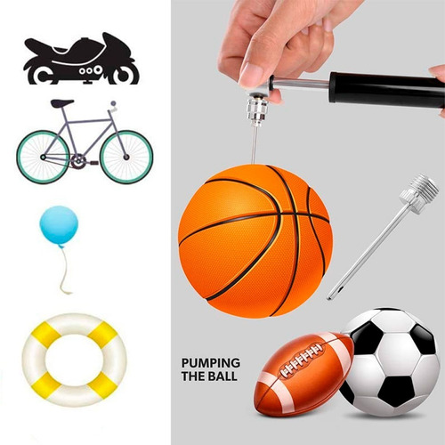 Bomba Manual Compacta Ligera Para Inflar Balones