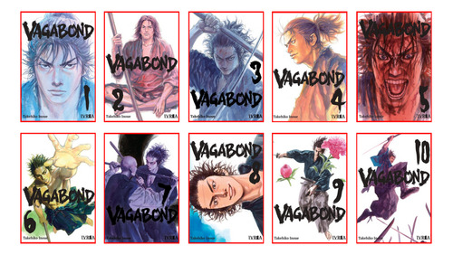 Combo Vagabond 1 A 10 - Manga - Ivrea