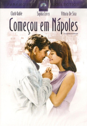 Começou Em Nápoles - Dvd - Clark Gable - Sophia Loren