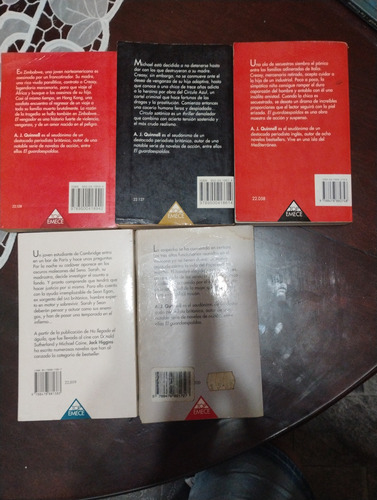 A J Quinnell Lote X 5 Libros El Vendedor/círculo Satánico (Usado)
