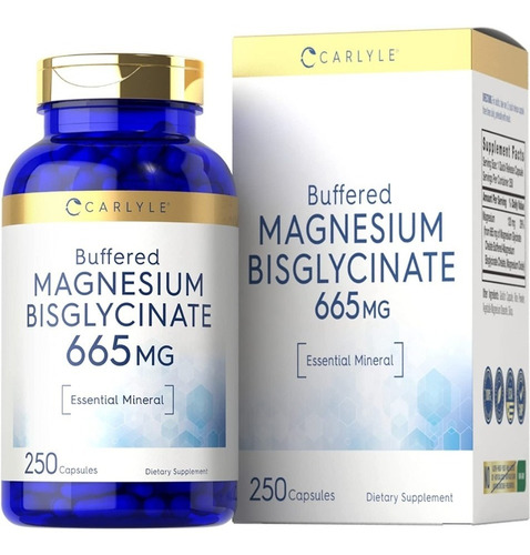 Magnesio Glicinato   Capsulas Alta Absorción Estrés