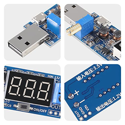 Módulo De Fuente De Alimentación Usb Elevable/descendente De