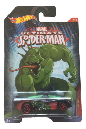 Hot Wheels Spider Man 7/10 Lizard Power Pistons