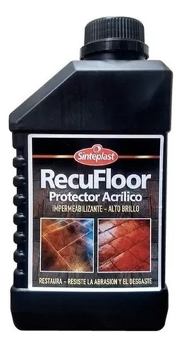 Recufloor Protector Acrilico P/pisos X 1lt Sinteplast Color Transparente