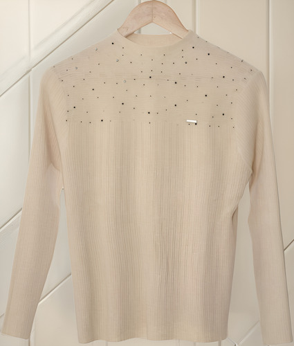 Sweater De Bremer Con Strass Premium - Mariposamiaok