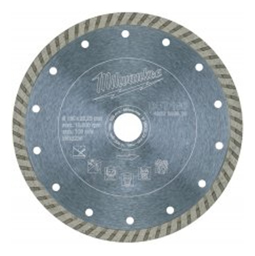 Disco Diamantado Cut Wheel Dut 180 4932399528 Milwaukee