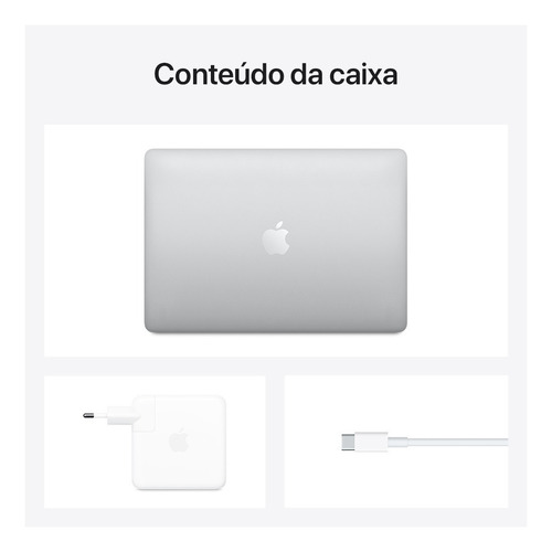 Imagem 6 de 6 de Apple MacBook Pro (13 polegadas, 2020, Chip M1, 512 GB de SSD, 8 GB de RAM) - Prateado