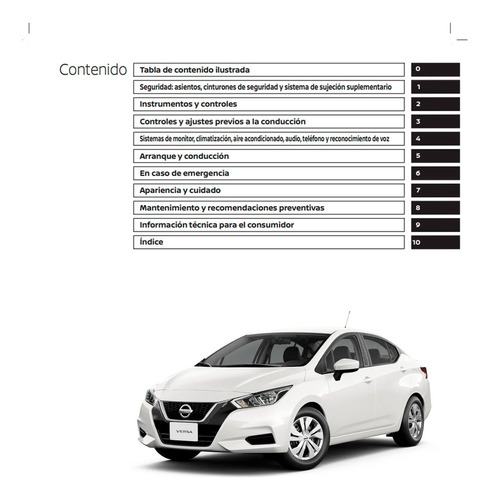 Manual Y Guía Para Nissan Versa 2020