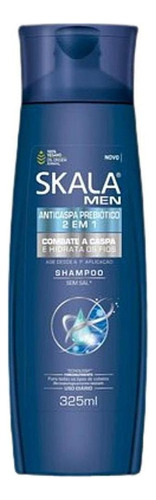 Shampoo Cabelo Anticaspa Men Hidrata Vegano Skala 325ml