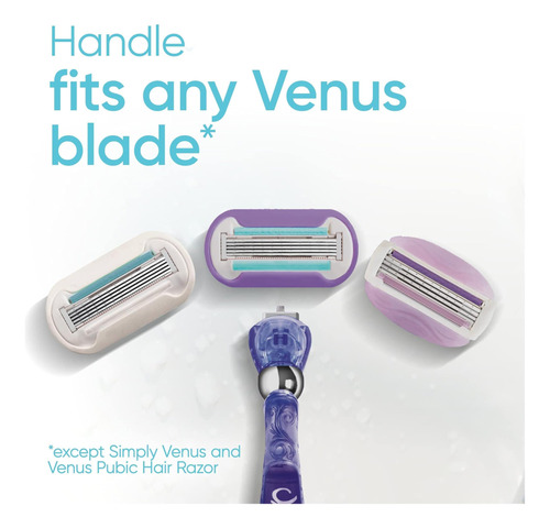 Gillette Venus Deluxe Squeiro Suave Razor De Lâminas 6 Fita