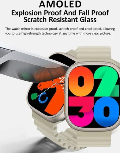 Smartwatch Js9 Ultra Max Amoled - Hk8 Hk9 Hk10 S9 Hw H14 H11