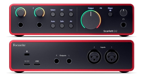 Scarlett 2i2 4ta Gen Focusrite Interfaz De Audio + Garantía