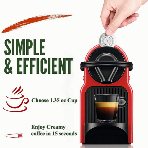 Capsula De Café, Capsulas Recargables Nespresso Reutilizable