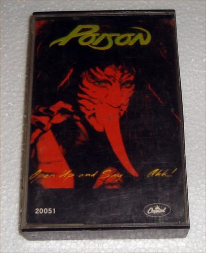 Poison Open Up And Say Ahh Cassette Argentino Kktus
