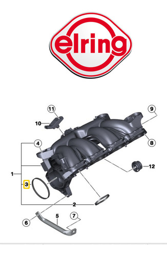 11617528341 Junta De Perfil Bmw 1/3 Mini R55/56/57/58/59/60