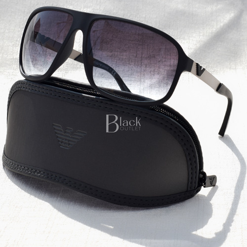 Lentes Emporio Armani Ea 4029 50638g - Black Rubber/gray