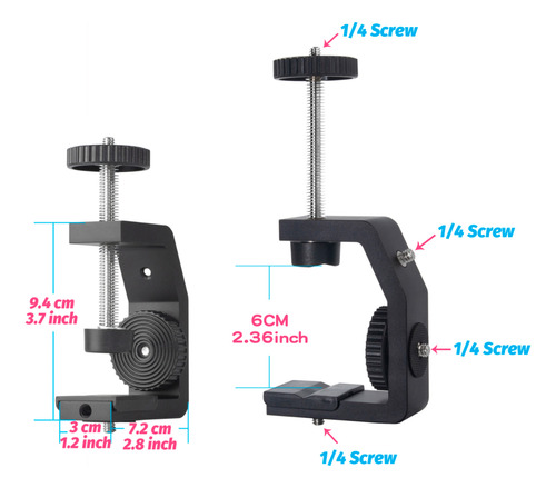 Soporte Universal De Abrazadera En C Multifuncional De Aleac