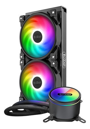 Refrigeración Liquida Pccooler Gi-cx240 Argb 240mm Rgb Amd