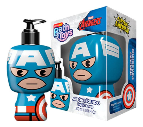 Jabón Líquido Capitán América Avengers Algabo 300 Ml