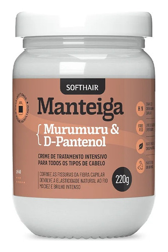 Manteiga Murumuru E D- Pantenol Soft Hair 220gr