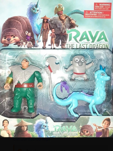 Muñecos Raya Y El Dragón 