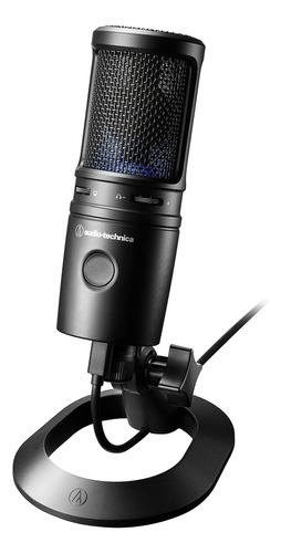 Audio-technica Atusb-x Micrófono Usb De Condensador Cardio. Color Negro