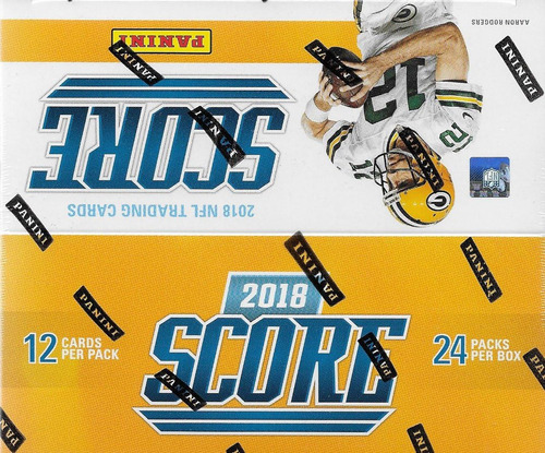 2018 Score Nfl Football Caja Sellada De Fábrica Sin Abrir De