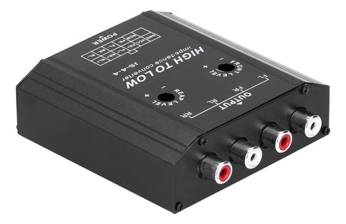Sino Convertidor De Impedancia 12v 4 Canales Alta A Baja