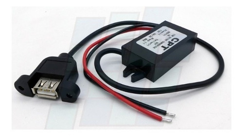 Cargador Y Cable Usb Potenciado Convertidor Tension 12v 3amp