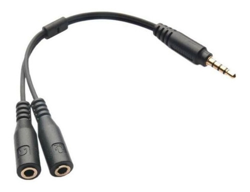 Cable Divisor De Audio Para Teléfonos 3.5 Mm Trrs A Plug Trs