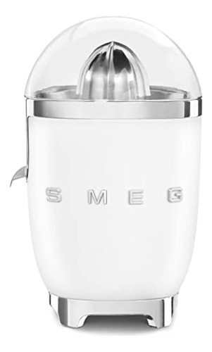 Exprimidor Retro De Cítricos Smeg 50's Style, Blanco Mate,