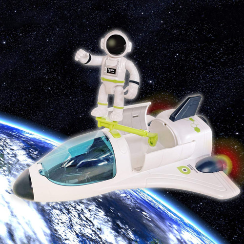 Juguete De Avión Space Shuttle Con Luces Sonido Y Astronauta