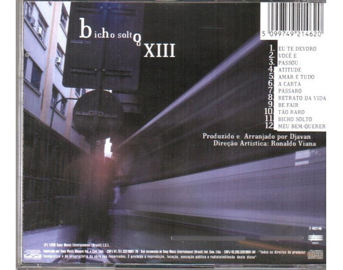Cd Djavan - Bicho Solto - 1998