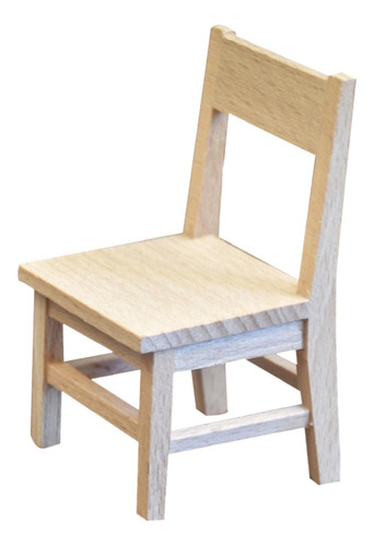 Nuevo Mini Silla De Madera, Muebles En Miniatura Diy,