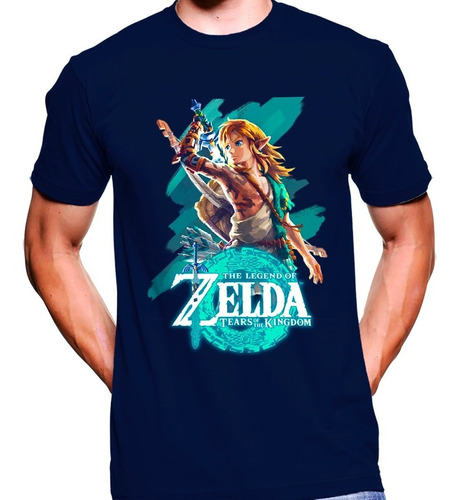 Camiseta Premium Rock Estampada Zelda Breath Of The Wild 02