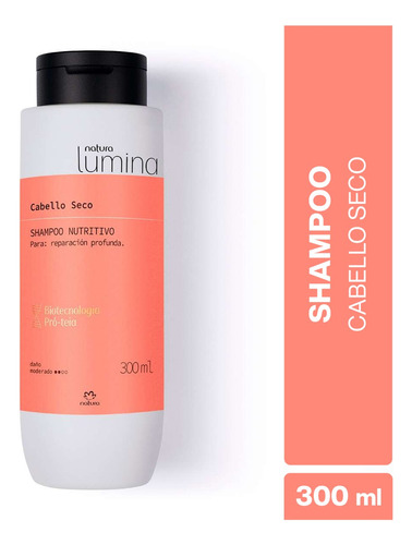  Natura Lumina Shampoo Nutritivo para Cabello Seco 300ml