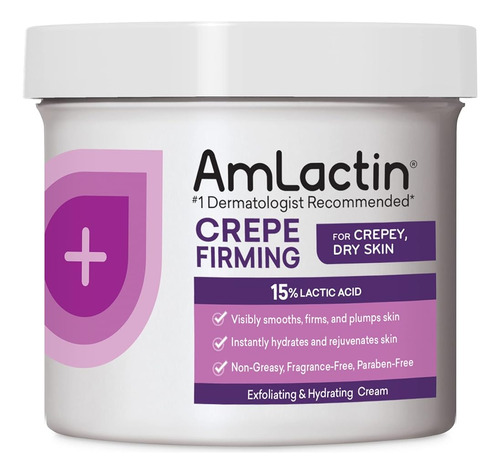 Amlactin Crepe Crema Reafirmante - Crema Corporal De 12 Oz C