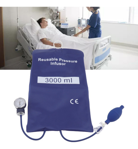 Bolsa De Infusión, Manómetro, Bomba Infusora De 3000 Ml Y Me