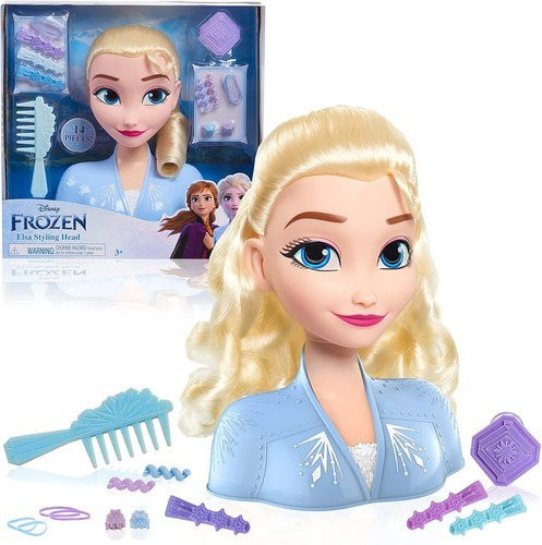 Disney Frozen 2elsa Styling Head Maquilla Peina Juguete Niñ